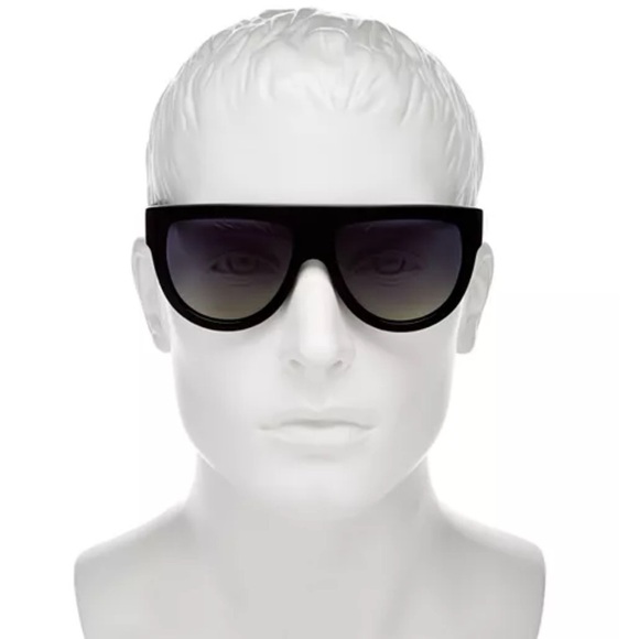 CELINE AUTHENTIC Flat Top Aviator acetate Sunglasses